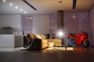 Кухня в частном доме в Нью-Йорке