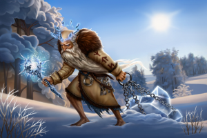 Персонаж в окружении