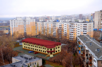 моделирование дома и вставка его на фото улицы