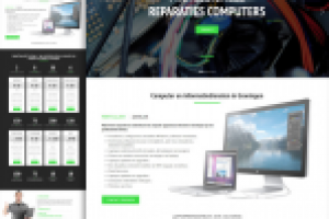 Landing Page. Ремонт компьютеров