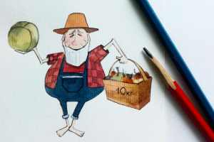 Персонажи. Иллюстрация