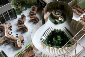 Макет к проекту офисного здания