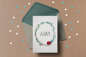 Лаконичный стильный дизайн приглашений