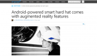 Android-Powered Smart Hard Hat Comes with Augmented Reality Feat