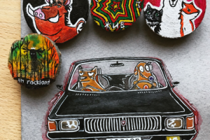 Котопес на чёрной волге