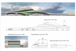 Мусороперерабатывающий завод с рекламно-репрезентативной зоной