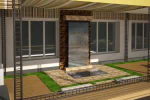 Дизайн Террасы для ожидания клиентов / Новосибирск