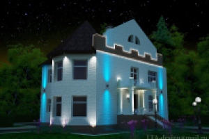 Дизайн и подсветка фасадов / Новосибирск