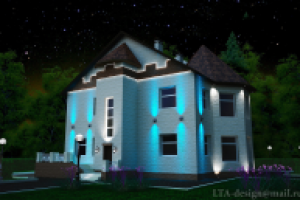 Дизайн и подсветка фасадов 2/ Новосибирск