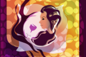 Девушка ( абстракция )