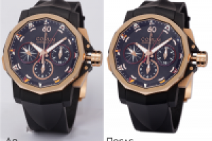 Ретушь часов.