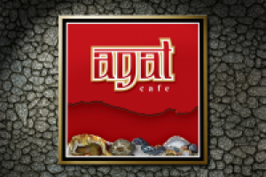 Световой короб для кафе "Agat"