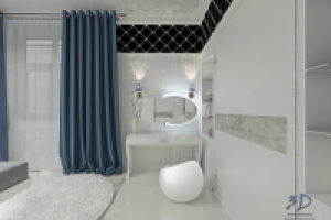 Дизайн и визуализация спальни для девушки