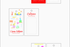 Этикетка для лимитированной коллекции фирмы Calipso