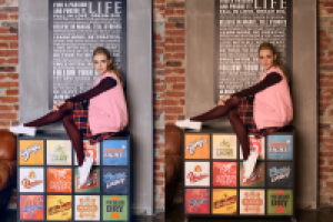 Ретушь для магазина дизайнерской одежды.