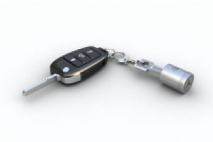 Ключ зажигания с флешкой