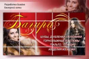 баннер сетка Багира на окна