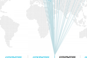 Карта интерактивная для банковского холдинга ОТКРЫТИЕ