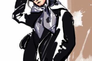 Девушка в платке