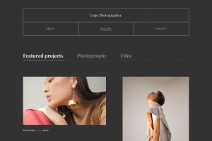 portfolio for photographer