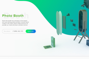 Сайт по прокату фотокабинок