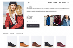 Интернет-магазин одежды, торговой марки DeSulliti