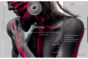 Сайт для ведущего дизайнера одежды P.Pepe