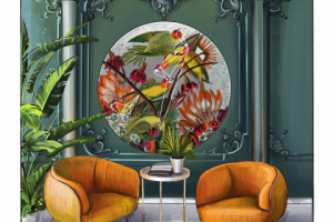 Скетч дизайна гостинной