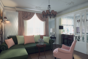 Гостинная-кухня