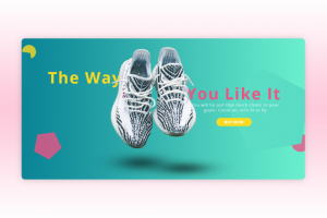 Landing Page для спортивной обуви