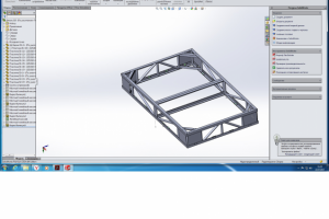 Ферменная конструкция в SolidWorks