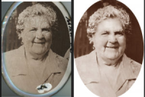 Восстановление изображения со старой эмали.