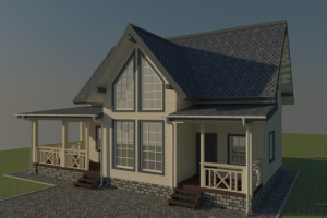 Проект дома по каркасной технологии