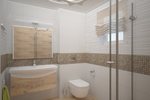 Проект интерьера ванной комнаты