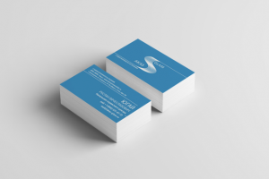 Визитка для компании AKAS-glass