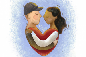 Иллюстрация для пары в Adobe Photoshop