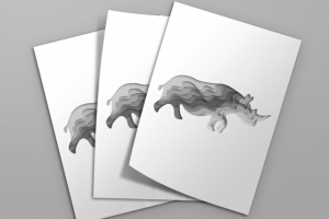 Слои бумаги в стиле арт