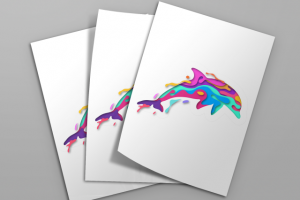 Слои бумаги в стиле арт