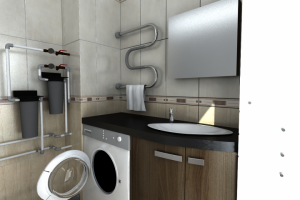 Интерьер ванной комнаты