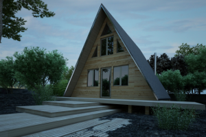 Проект небольшого каркасного здания