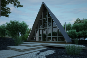 Проект небольшого каркасного здания