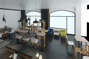 Интерьер кофейни