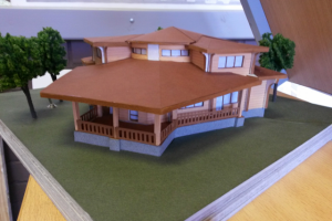 Макет индивидуального жилого дома