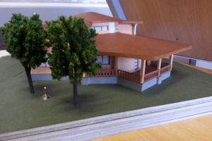 Макет индивидуального жилого дома