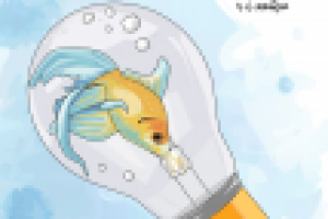 Плакат с иллюстрацией