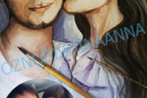 Портрет акварель