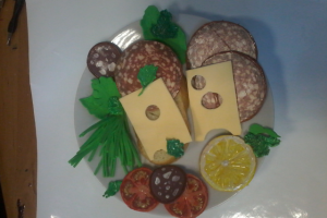 Тарелка-панно на стену (ручная работа)