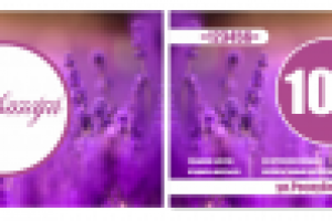 Визитка "Лаванда"