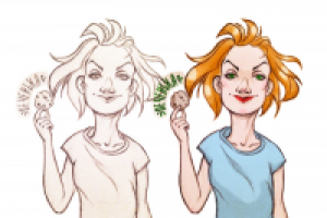 Набросок персонаж