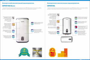 Разворот каталога водонагревателей